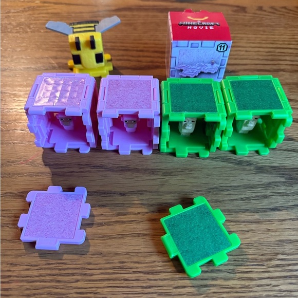 Vibrant Purple and Green Building Blocks Set - Picture 9 of 10